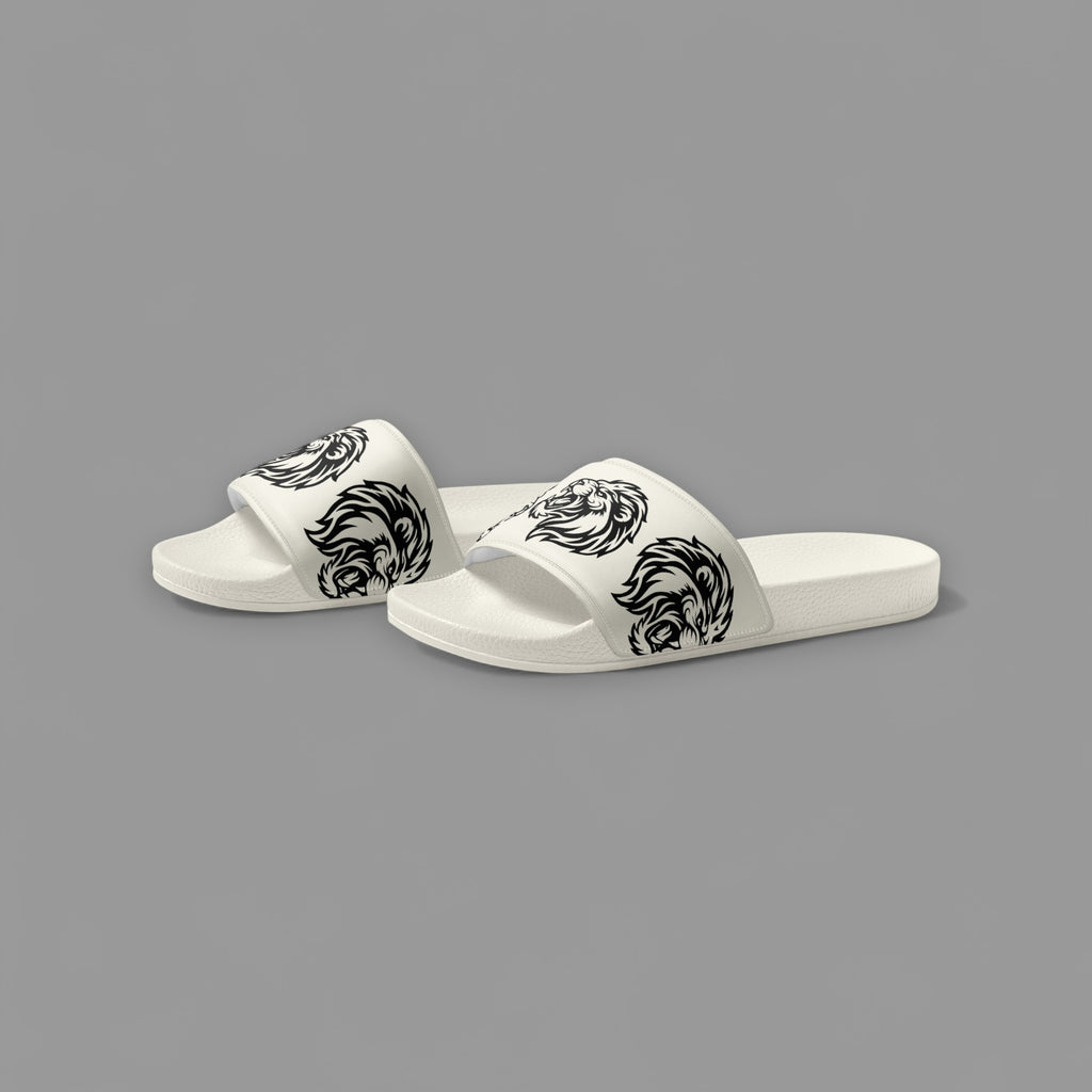 HER SLIP-ONS IN CREAM