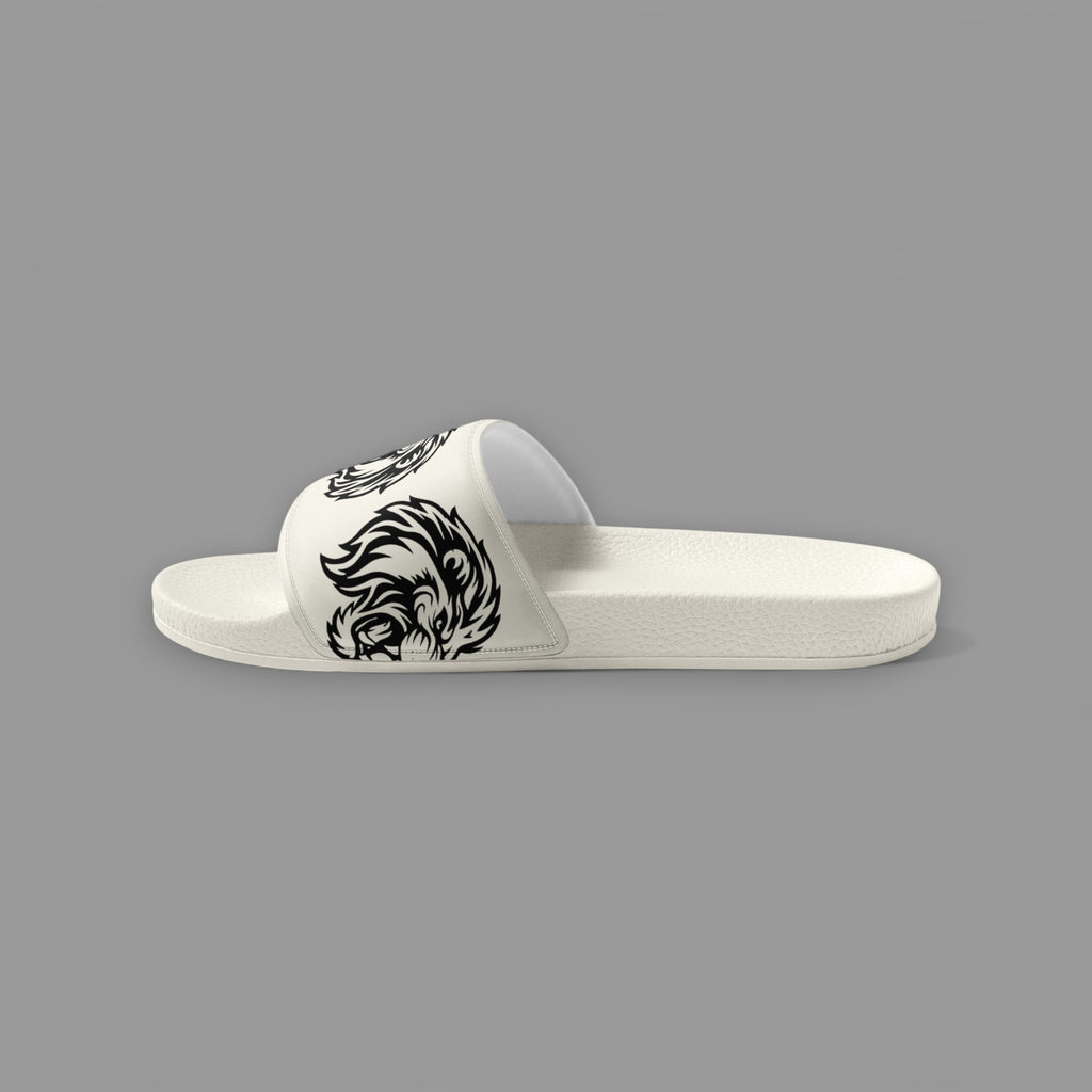 LIONS SLIP-ONS IN CREAM