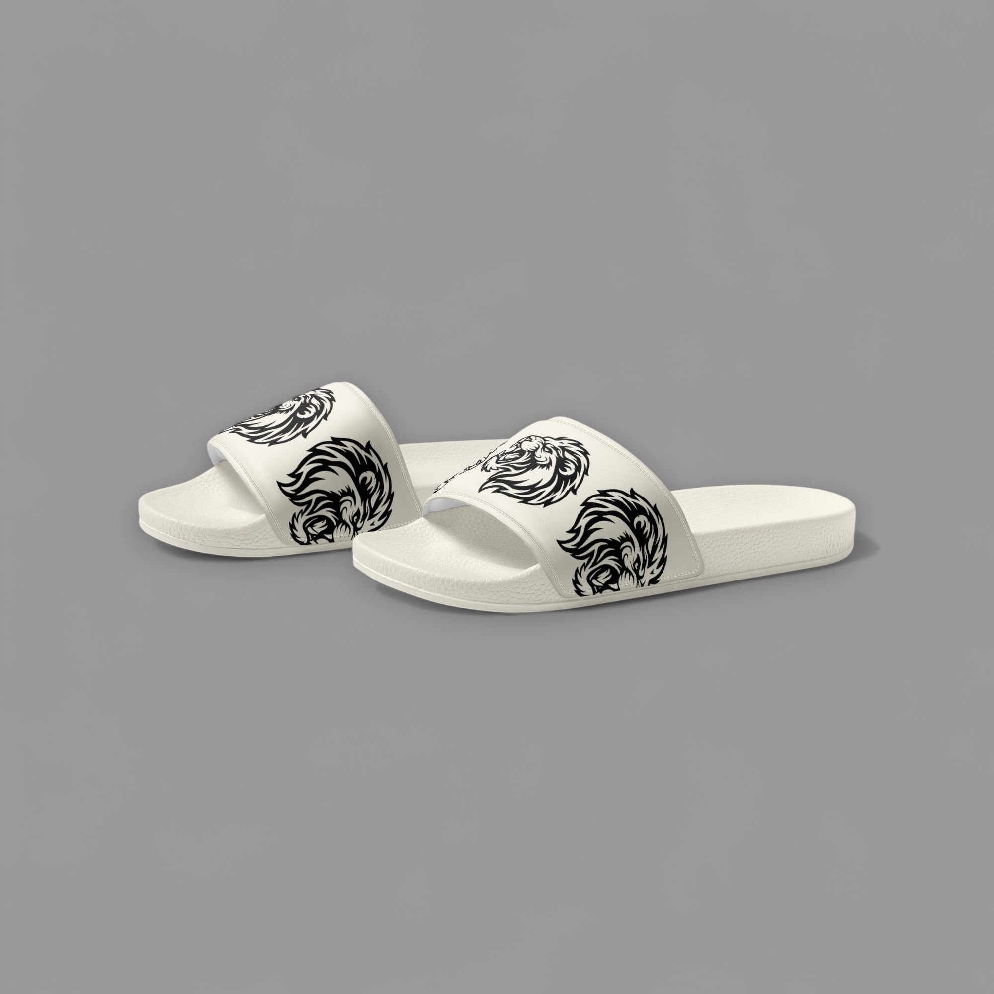 LIONS SLIP-ONS IN CREAM