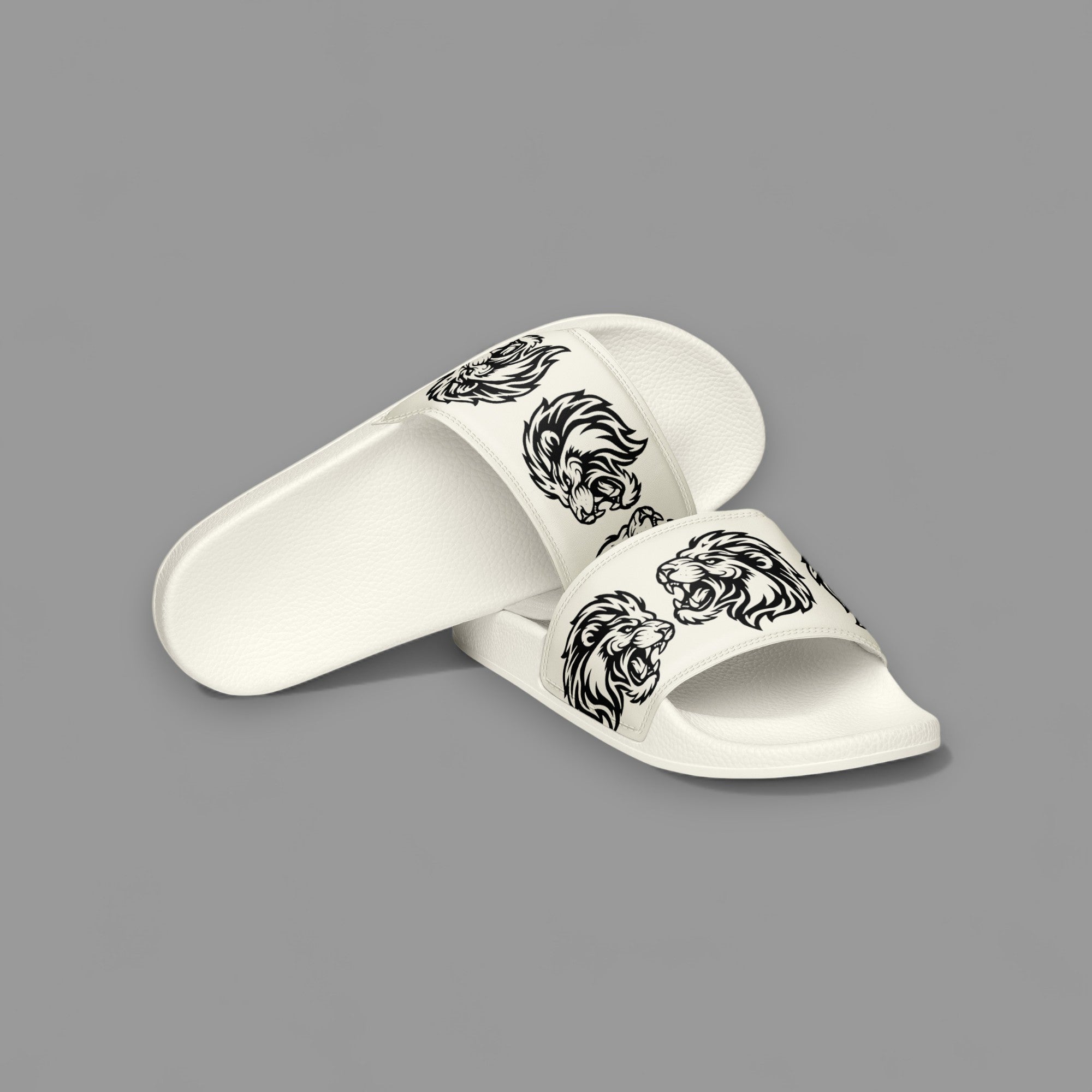 LIONS SLIP-ONS IN CREAM