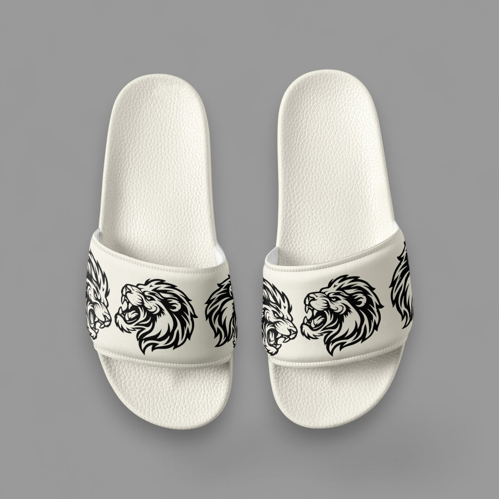 LIONS SLIP-ONS IN CREAM