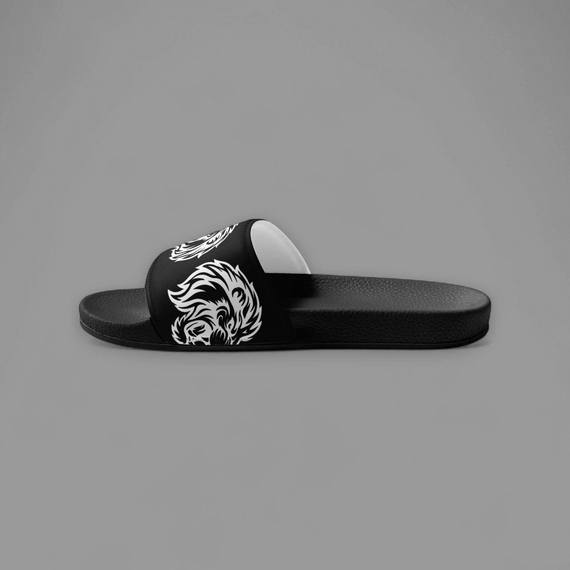 LIONS SLIP-ONS IN BLACK