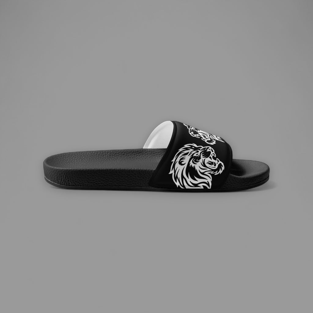 LIONS SLIP-ONS IN BLACK