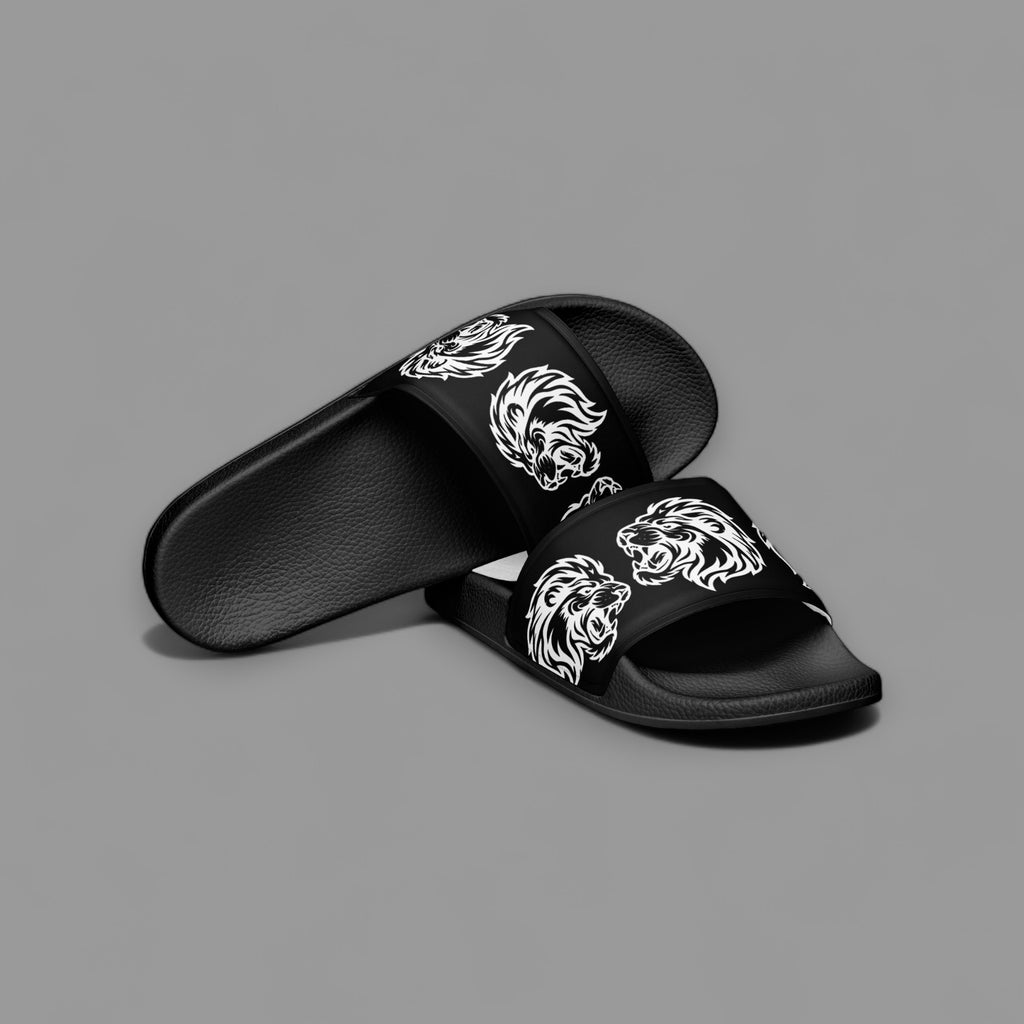LIONS SLIP-ONS IN BLACK