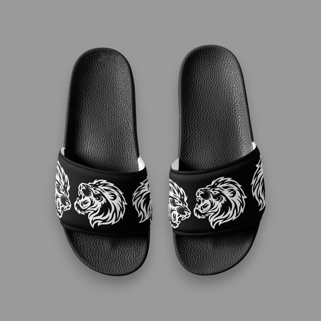 LIONS SLIP-ONS IN BLACK