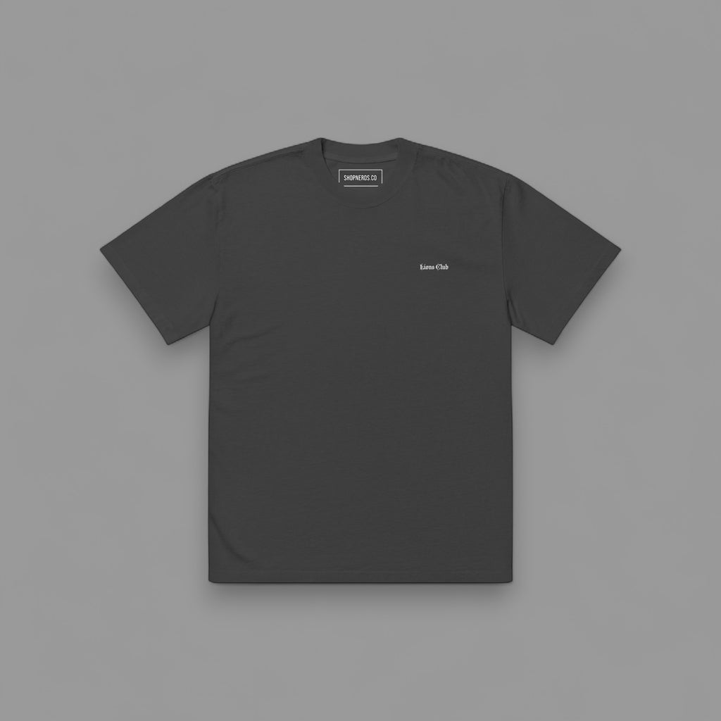 STRONGEST UNDER THE HEAVENS "PREMIUM" OVERSIZED BOX TEE IN FADED BLACK