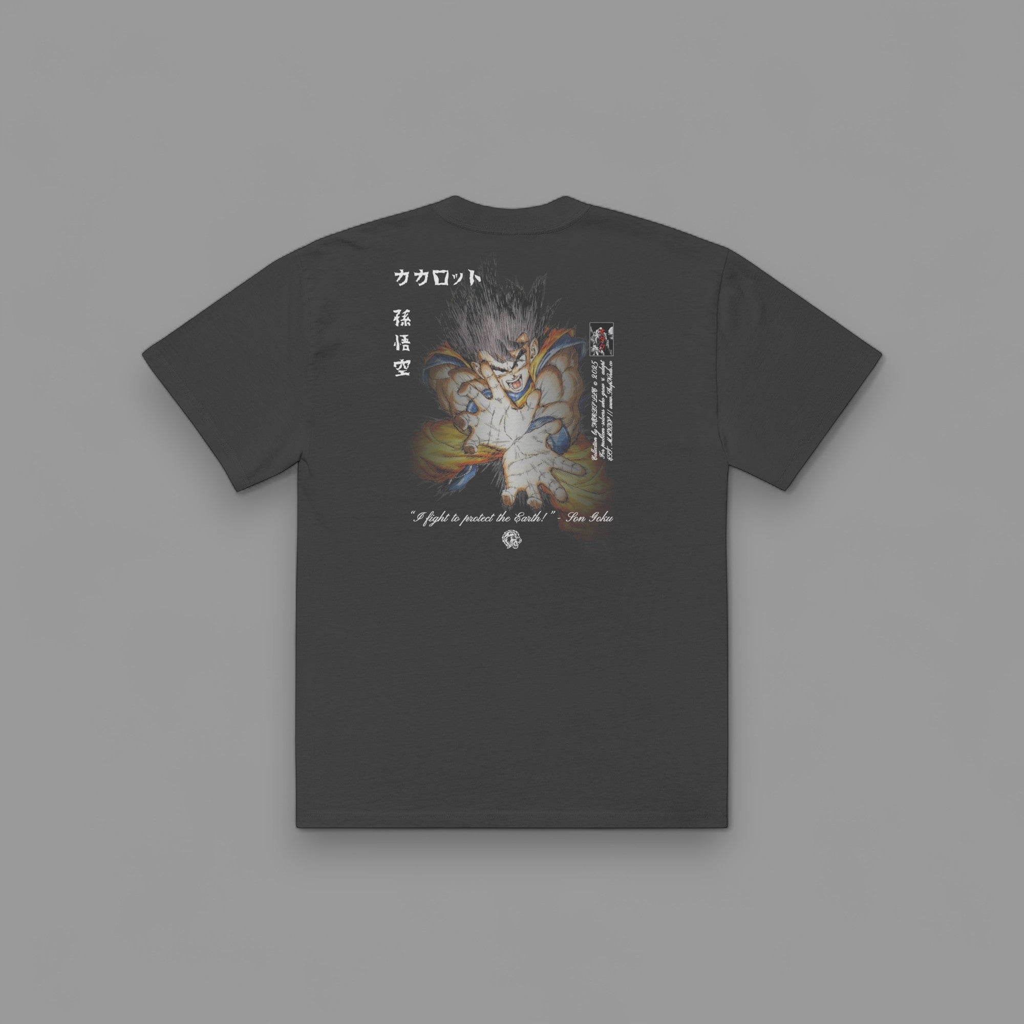 STRONGEST UNDER THE HEAVENS "PREMIUM" OVERSIZED BOX TEE IN FADED BLACK