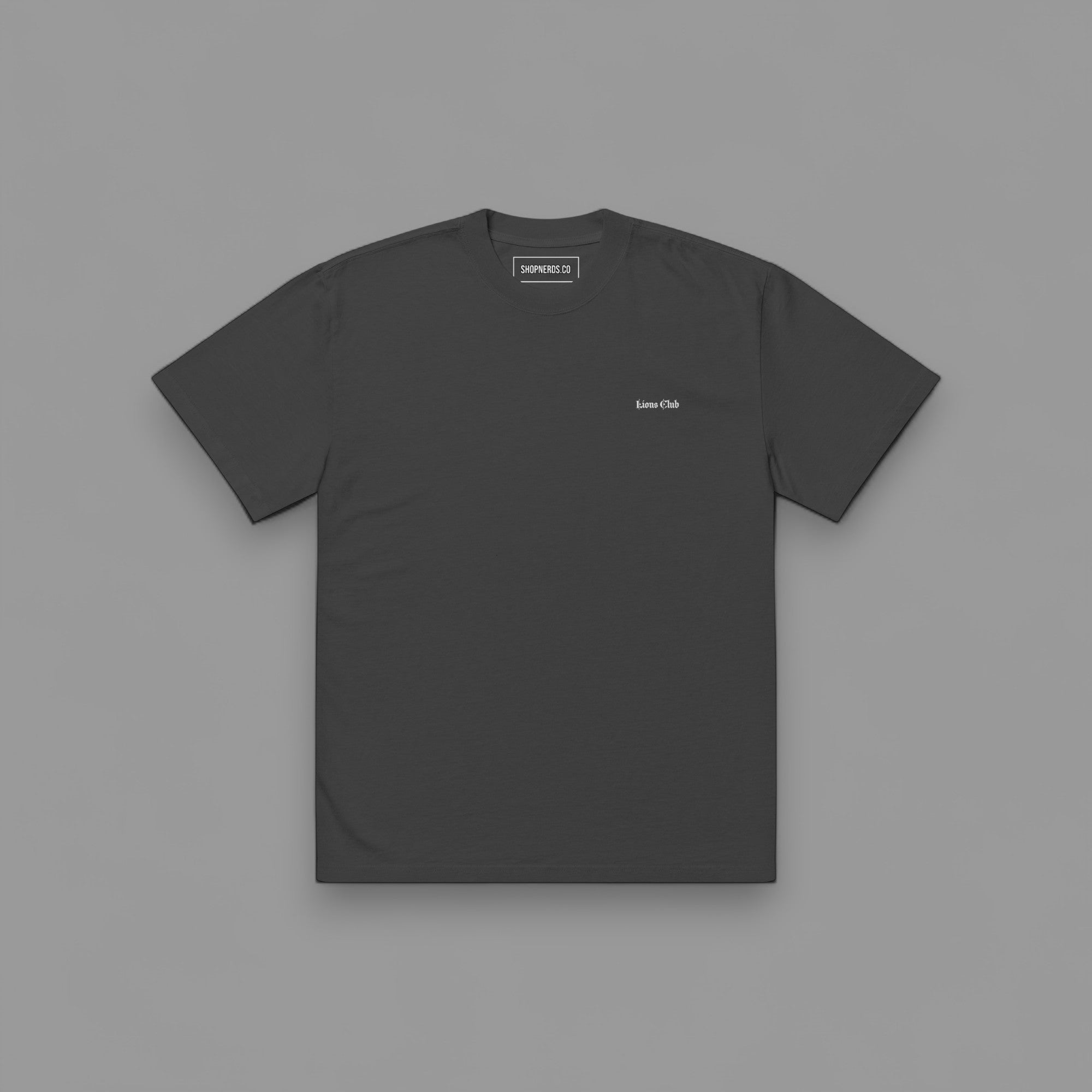 THE WILL OF FIRE "PREMIUM" OVERSIZED BOX TEE IN FADED BLACK