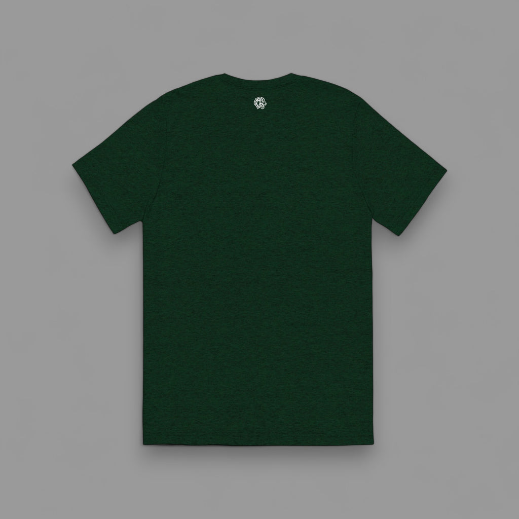 LIONS CLUB ORIGINALS "EMBROIDERED" FITTED TEE IN FOREST BLEND