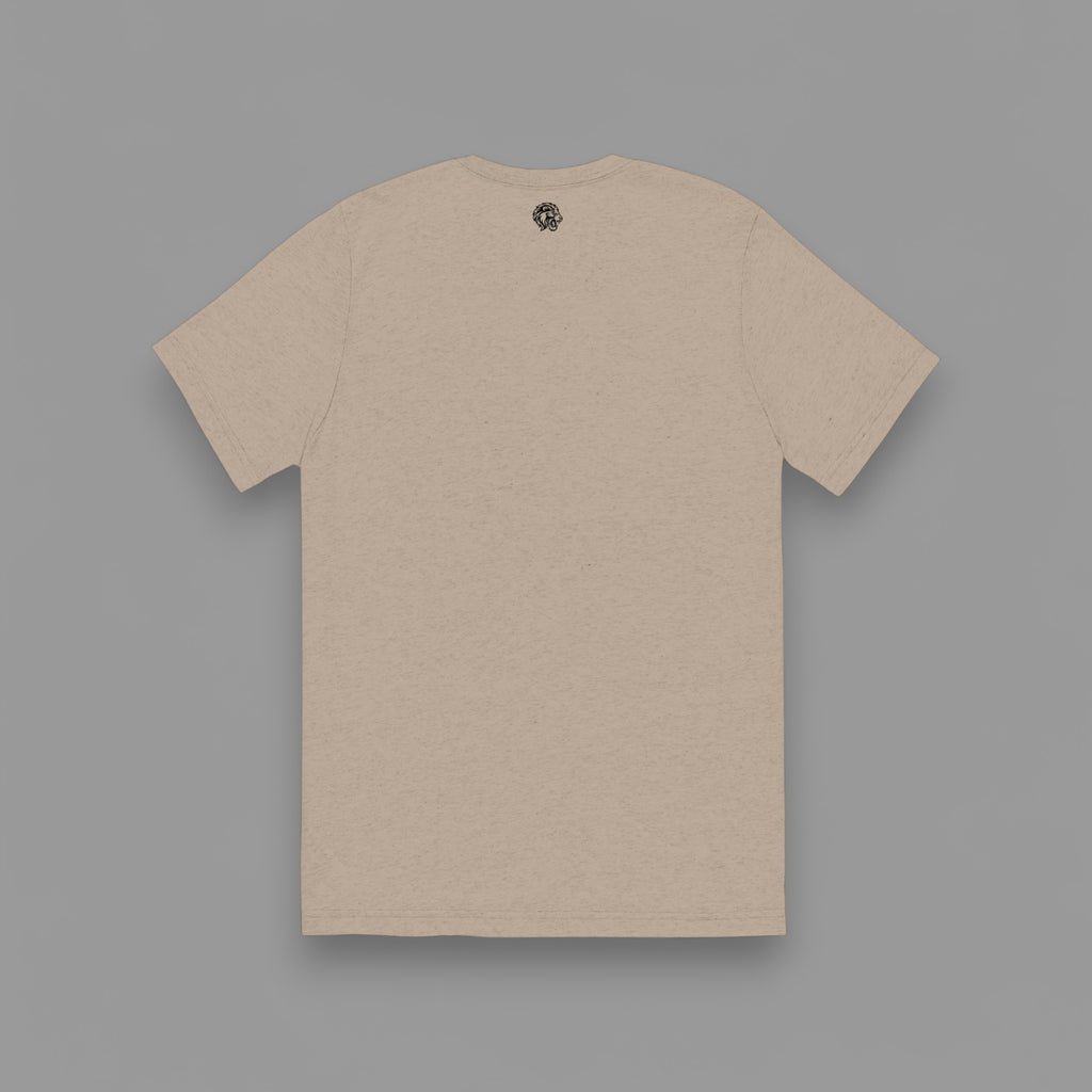 LIONS CLUB ORIGINALS "EMBROIDERED" FITTED TEE IN KHAKI
