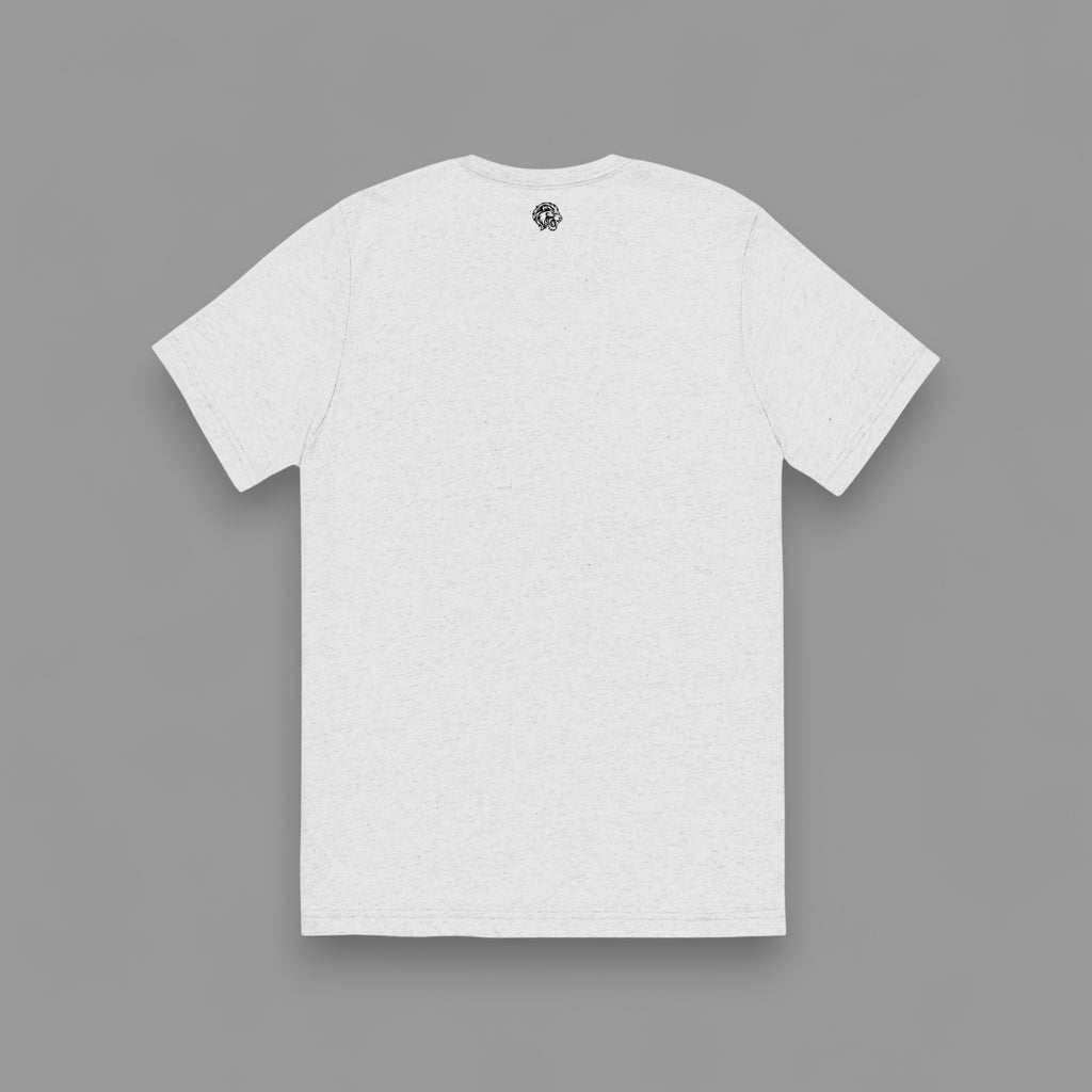 LIONS CLUB ORIGINALS "EMBROIDERED" FITTED TEE IN WHITE TRIBLEND