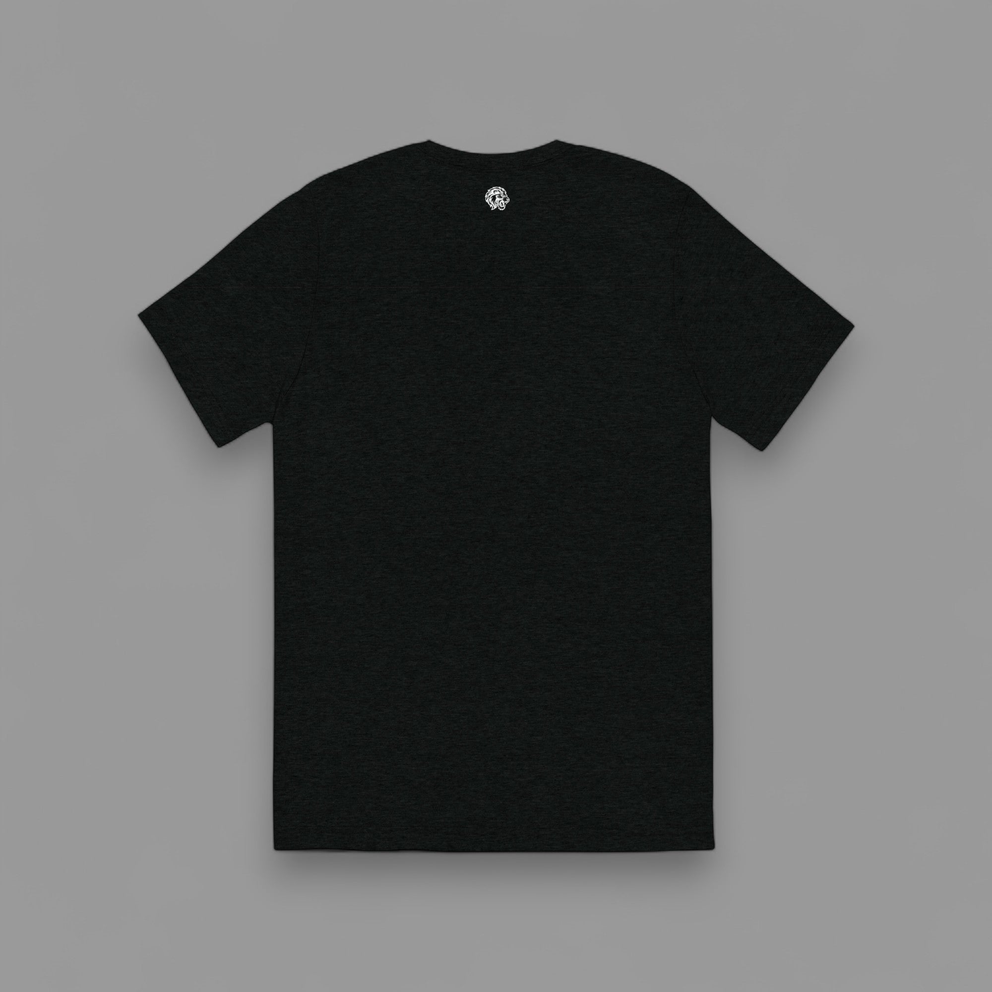 LIONS CLUB ORIGINALS "EMBROIDERED" FITTED TEE IN BLACK TRIBLEND