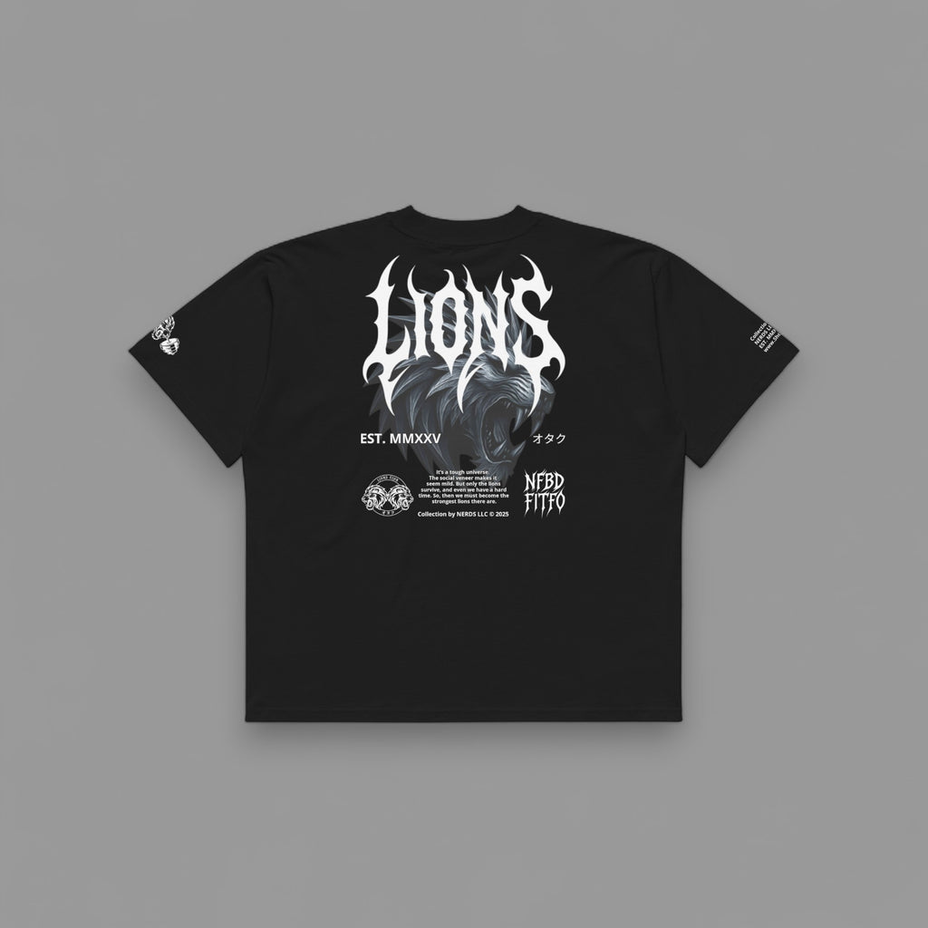 LIONS CLUB ORIGINALS OVERSIZED PUMP COVER IN BLACK