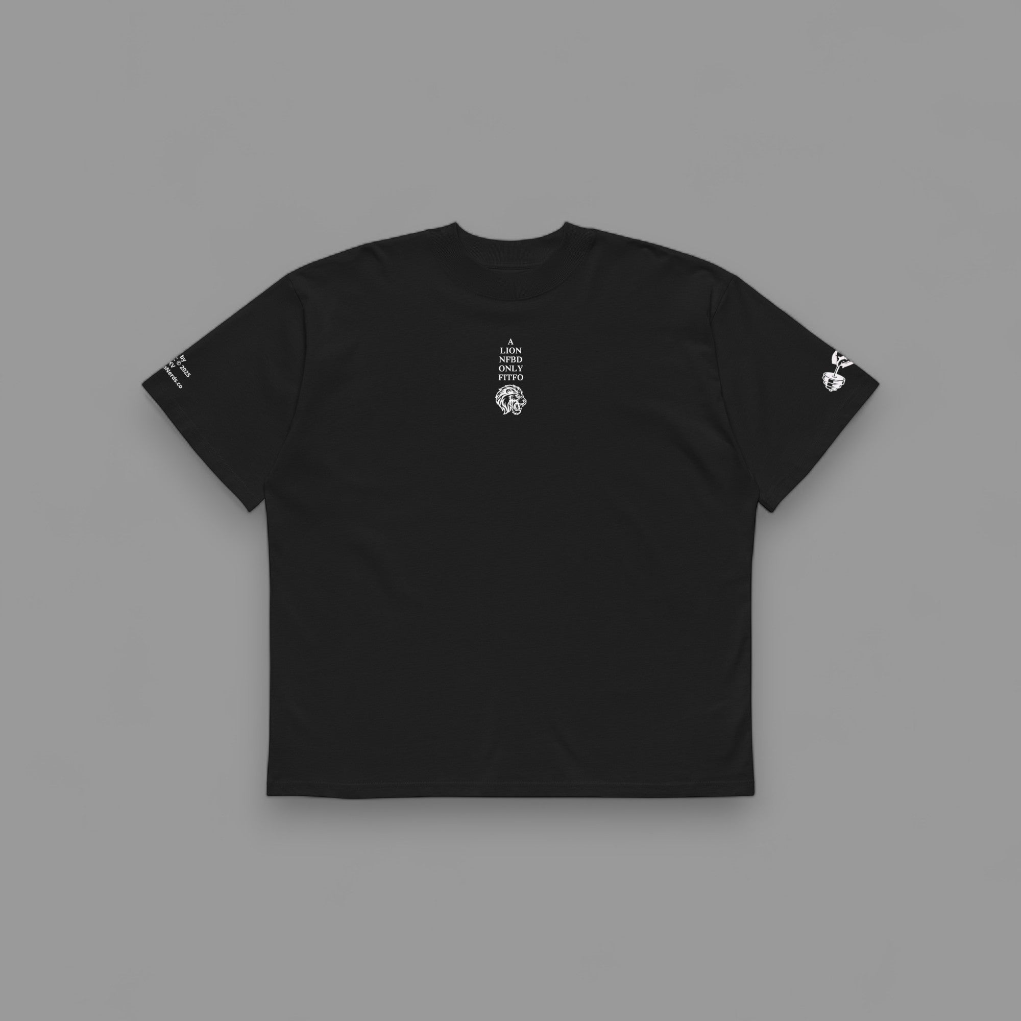 LIONS NFBD ONLY FITFO OVERSIZED PUMP COVER IN BLACK