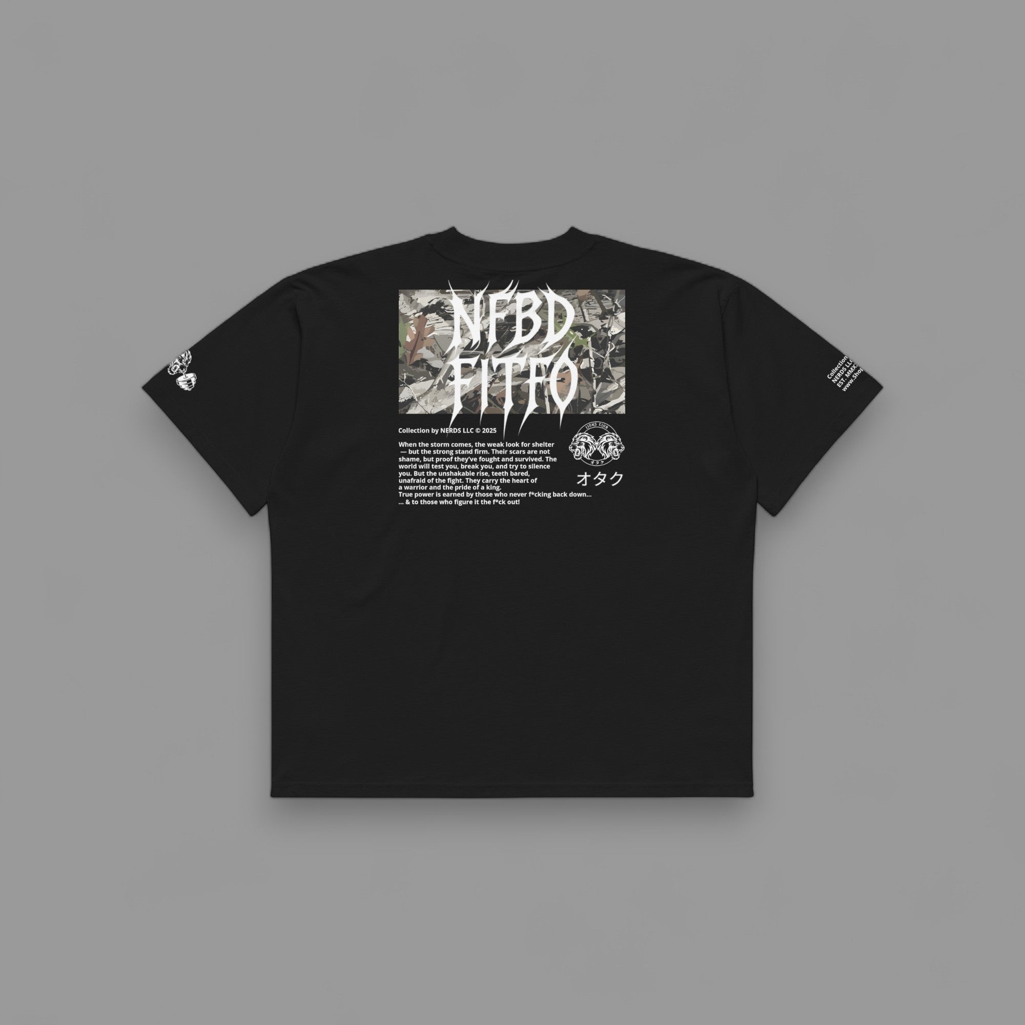 LIONS INCOGNITO OVERSIZED PUMP COVER IN BLACK