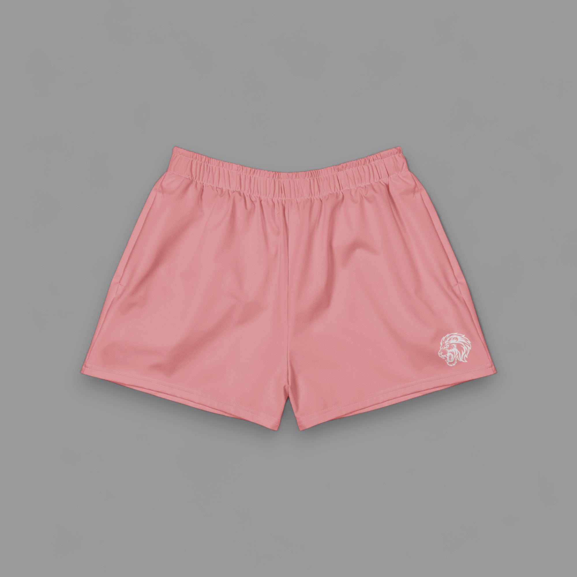 HER TRACK SHORTS IN BUBBLE GUM