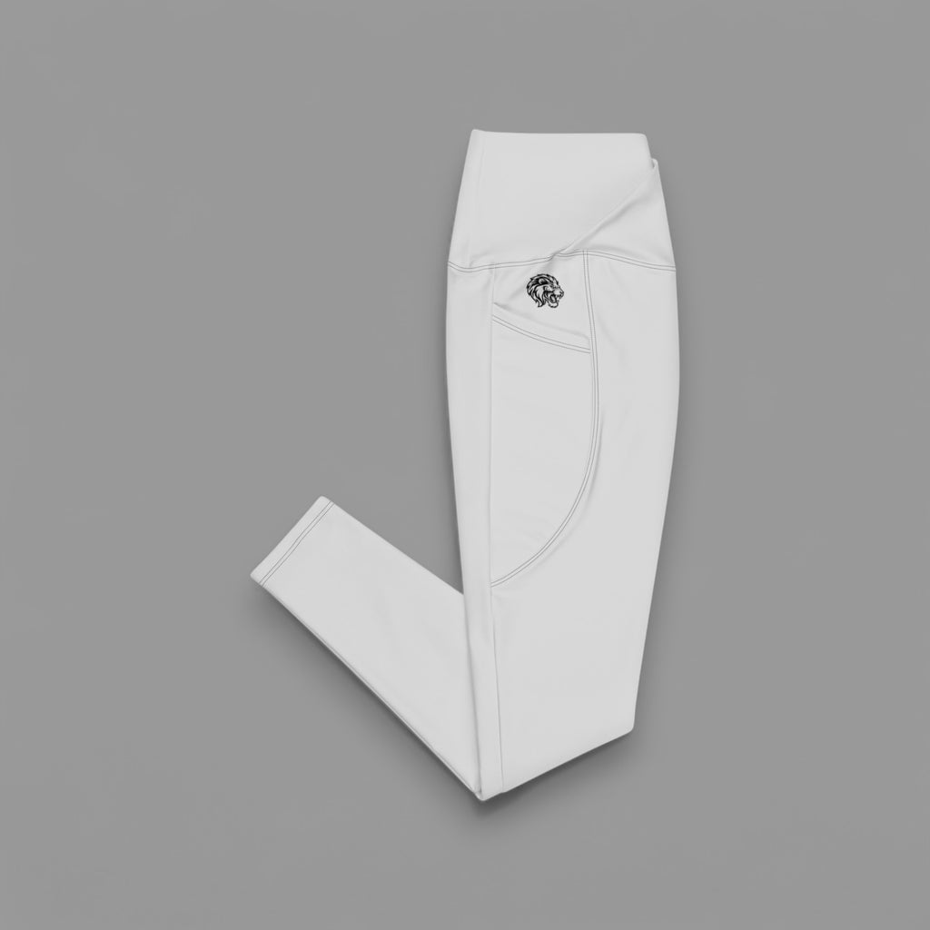 LIONESS CROSSOVER LEGGINGS IN BLANCO