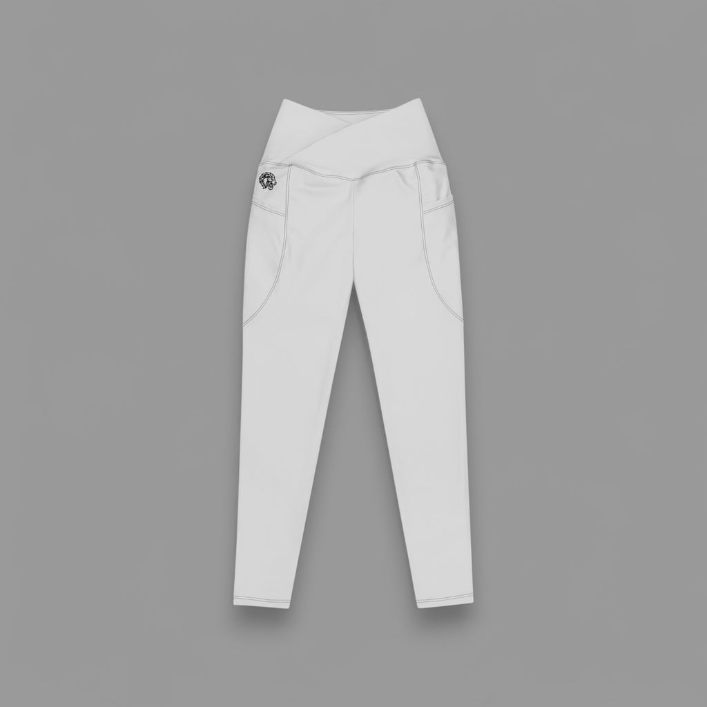 LIONESS CROSSOVER LEGGINGS IN BLANCO