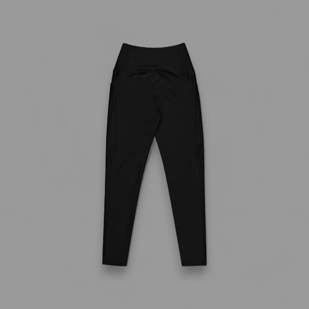 LIONESS CROSSOVER LEGGINGS IN OFF BLACK