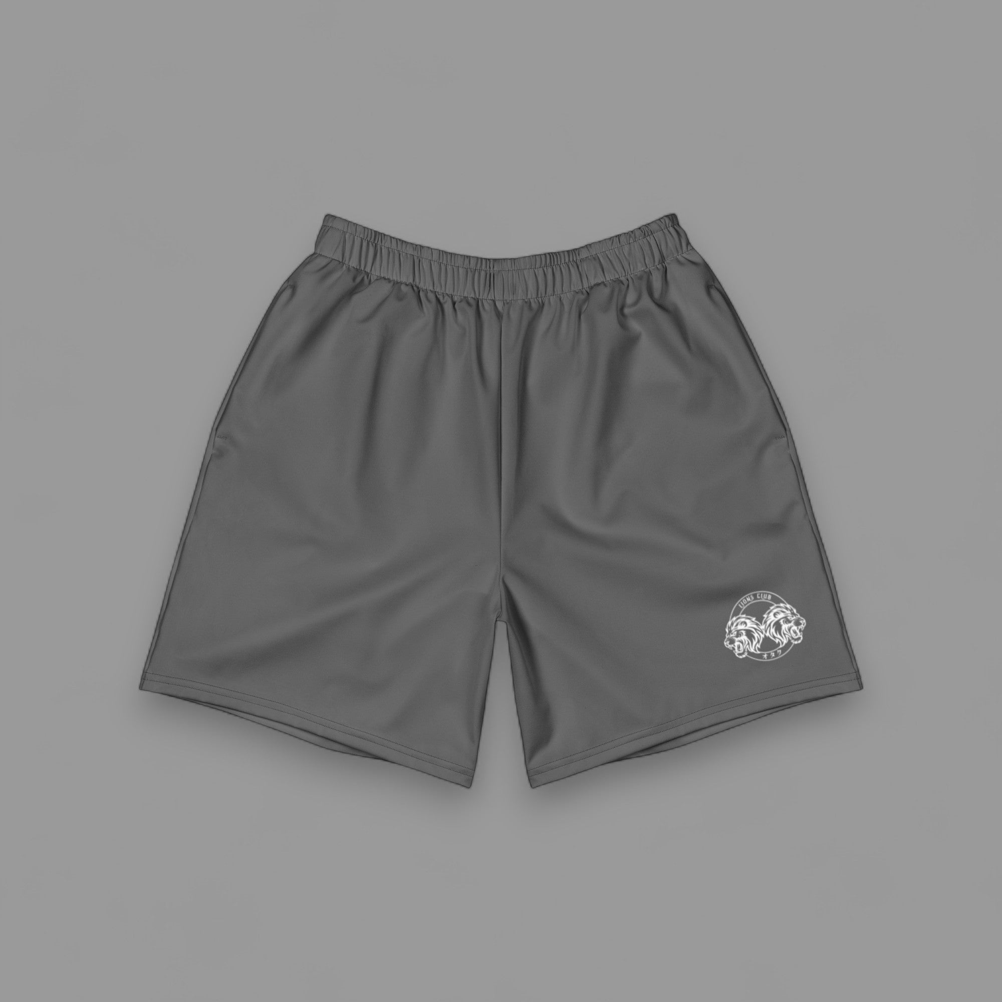 LIONS TRACK SHORTS IN SMOKE GREY