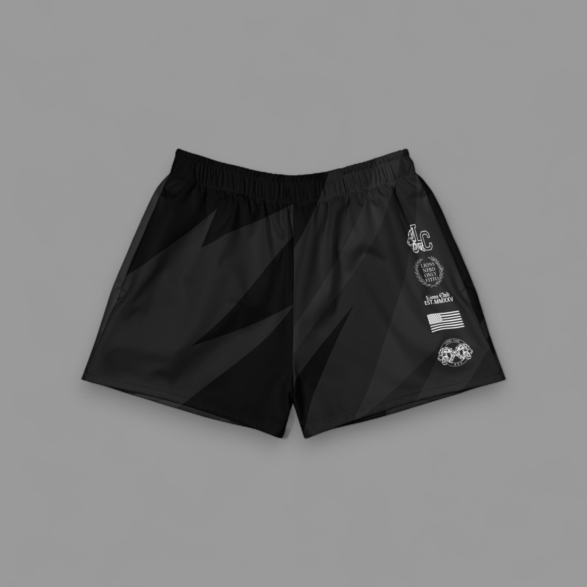 HER "ELITE" TRACK SHORTS IN BLACK