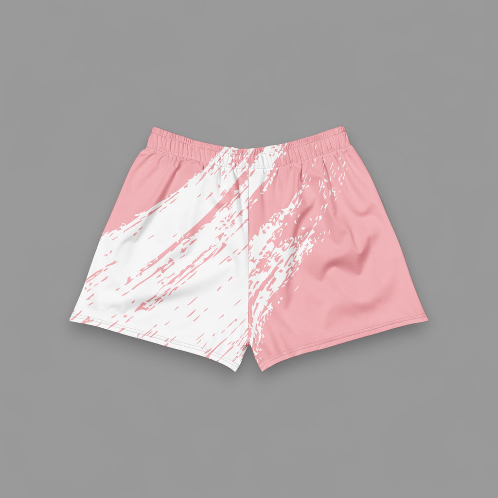 HER TRACK SHORTS IN TORN PINK