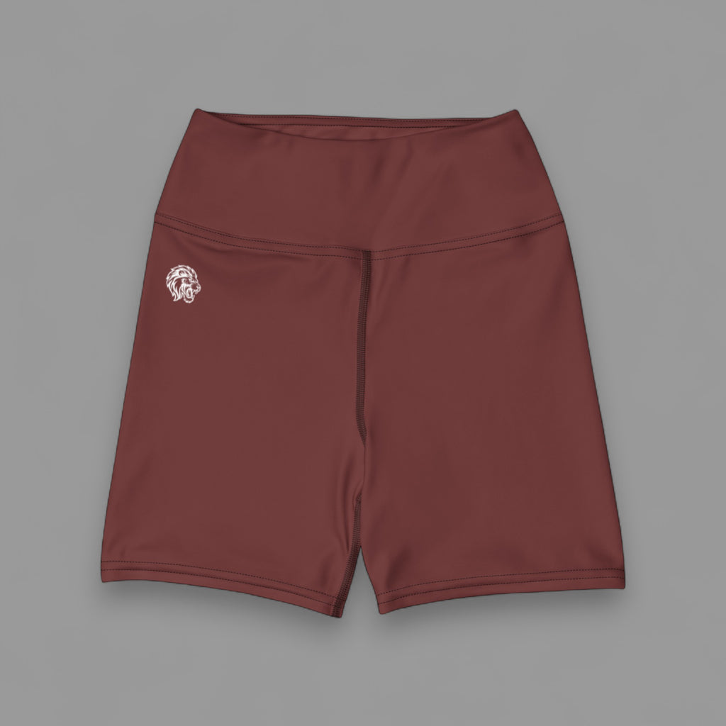 PUMP SHORTS IN BURGUNDY
