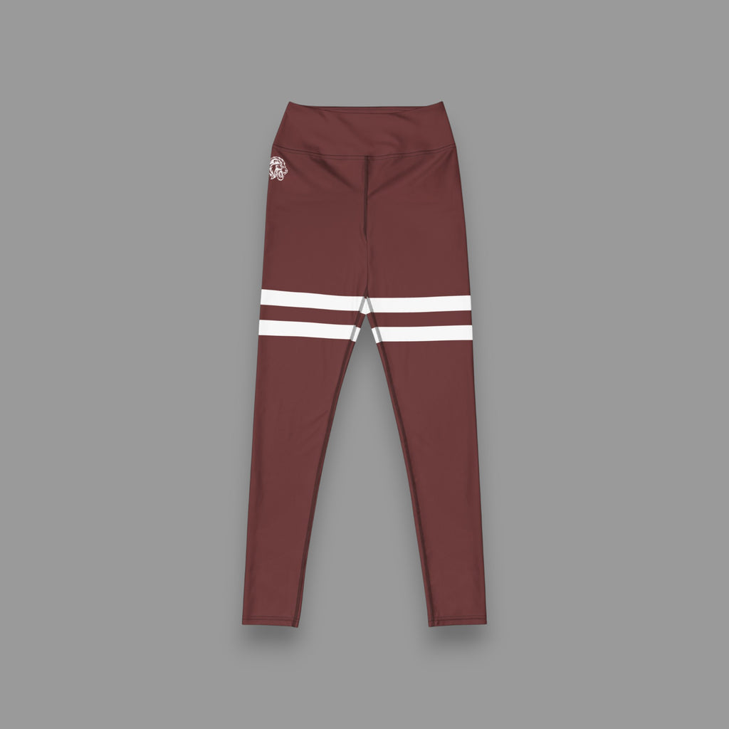 LIONESS PUMP LEGGINGS IN BURGUNDY