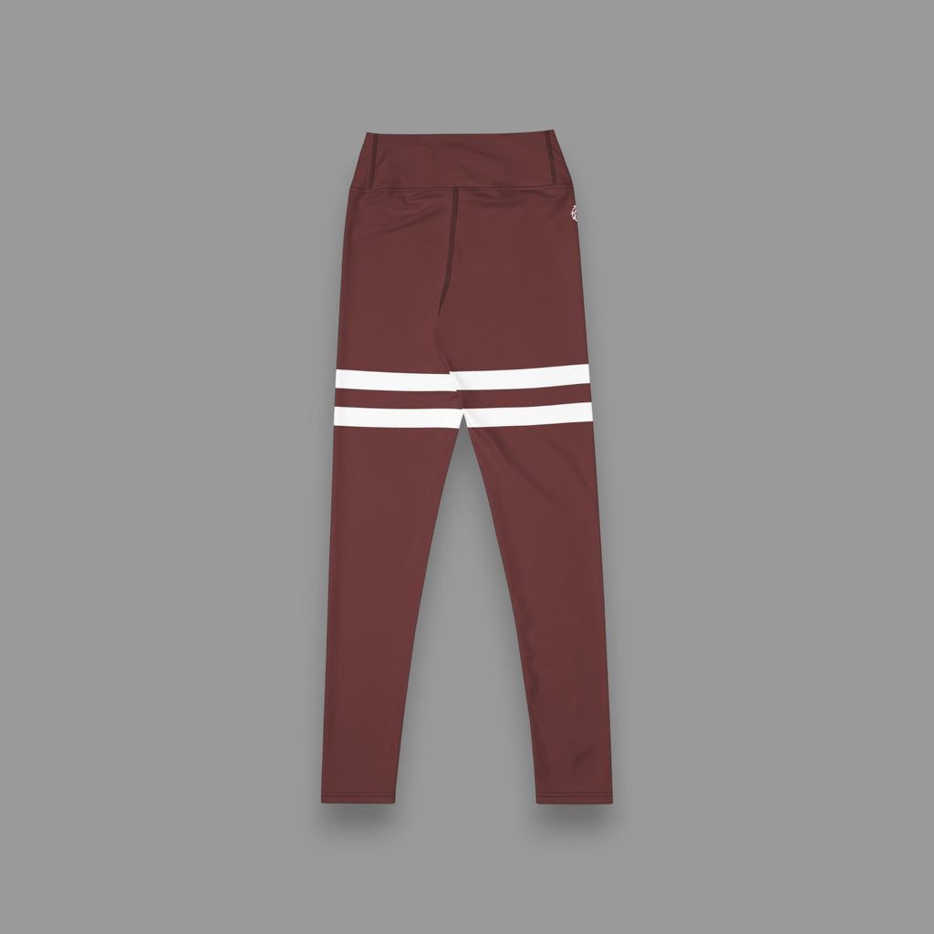 LIONESS PUMP LEGGINGS IN BURGUNDY