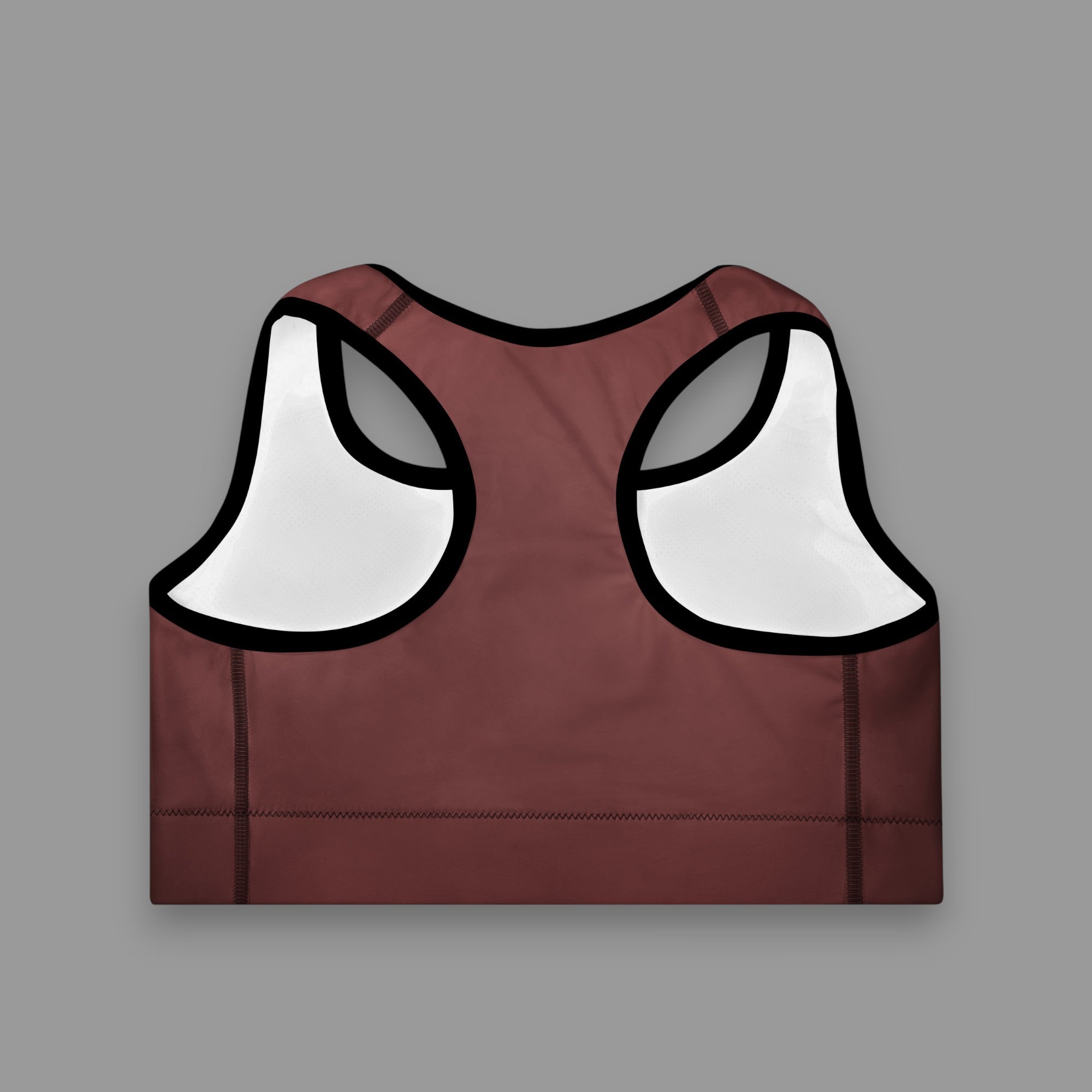 LIONESS SPORTS BRA IN BURGUNDY