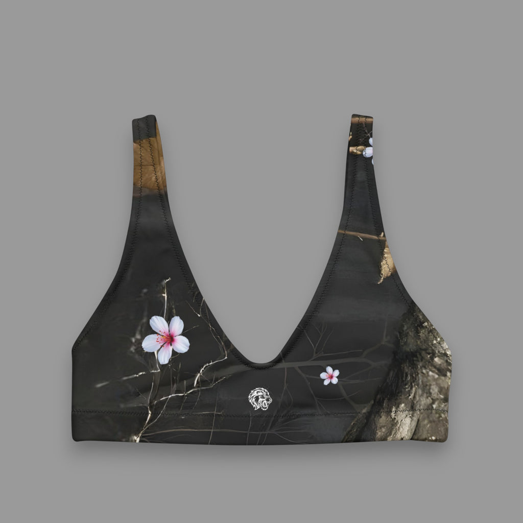 SEAMLESS SPORTS BRA IN BLOSSOMING DARK