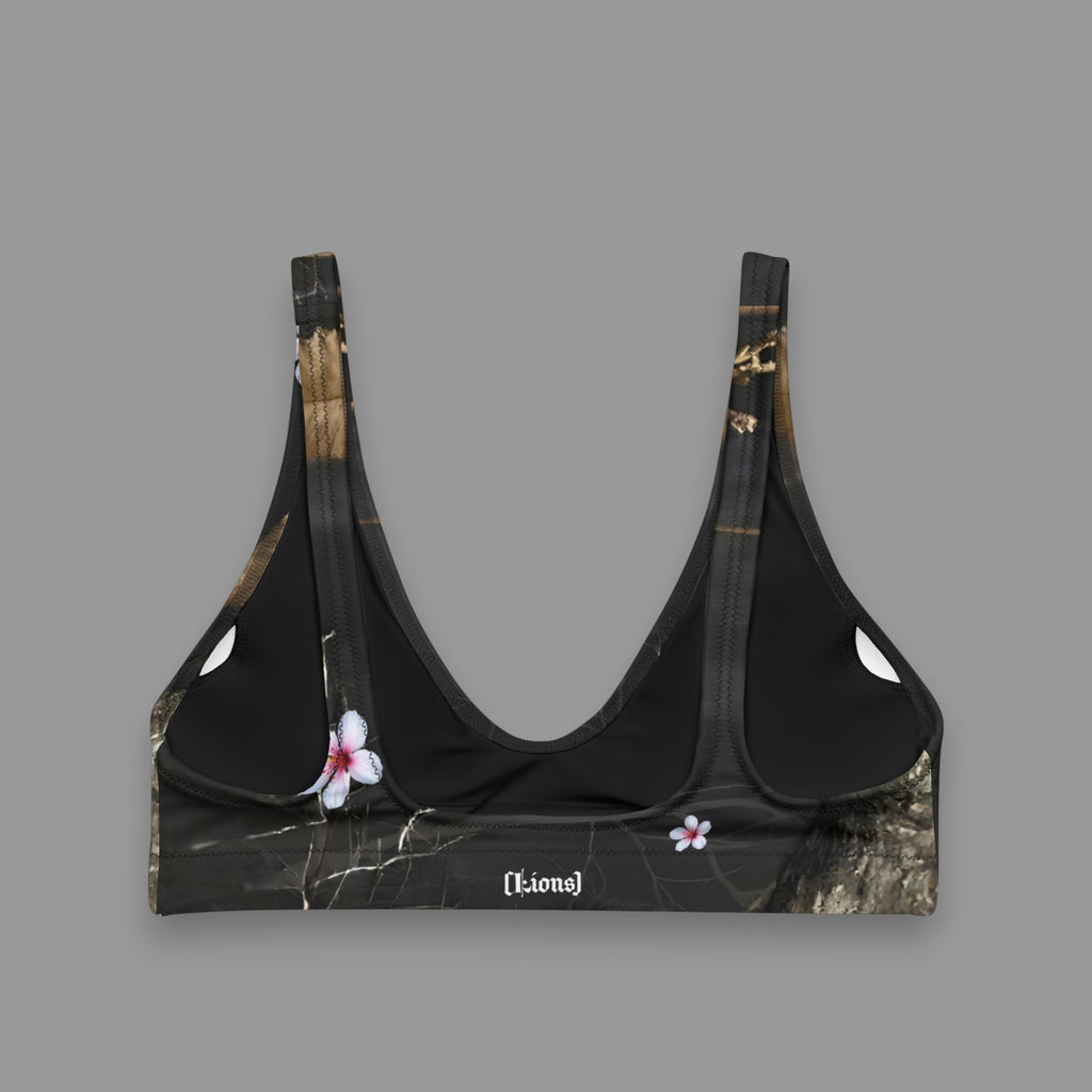 SEAMLESS SPORTS BRA IN BLOSSOMING DARK