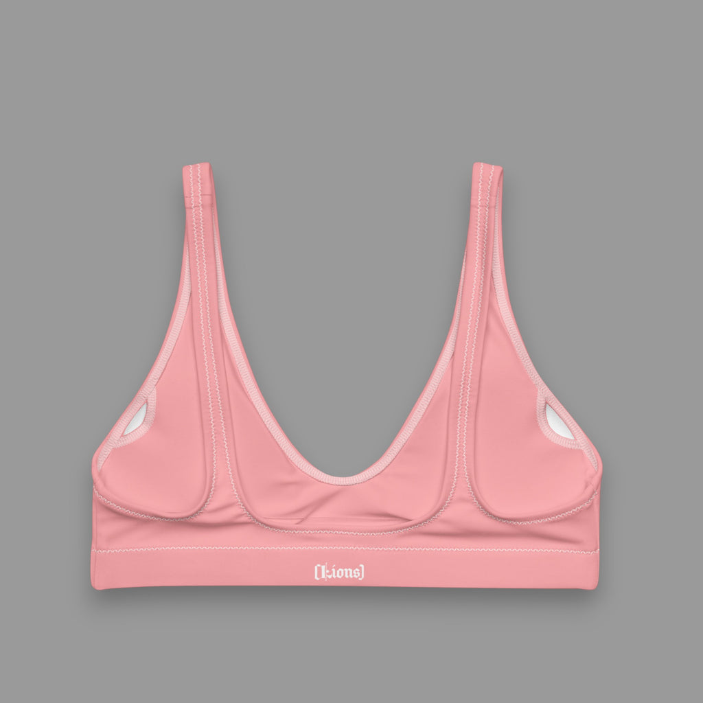 SEAMLESS SPORTS BRA IN BUBBLE GUM