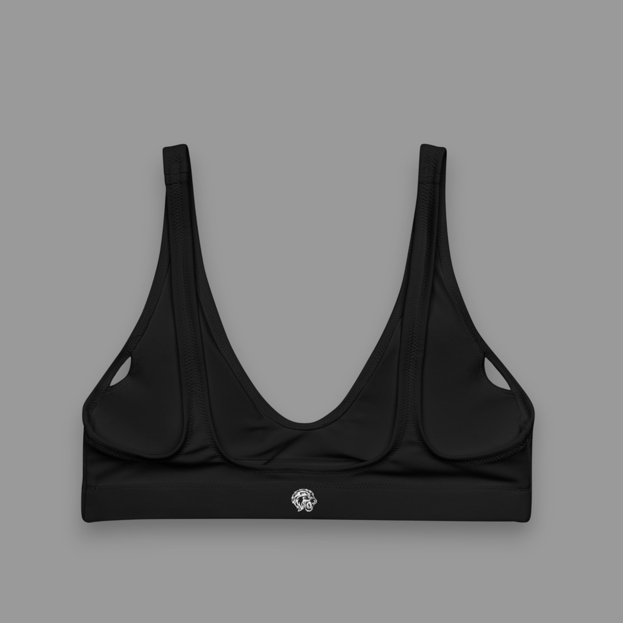 SEAMLESS SPORTS BRA IN OFF BLACK