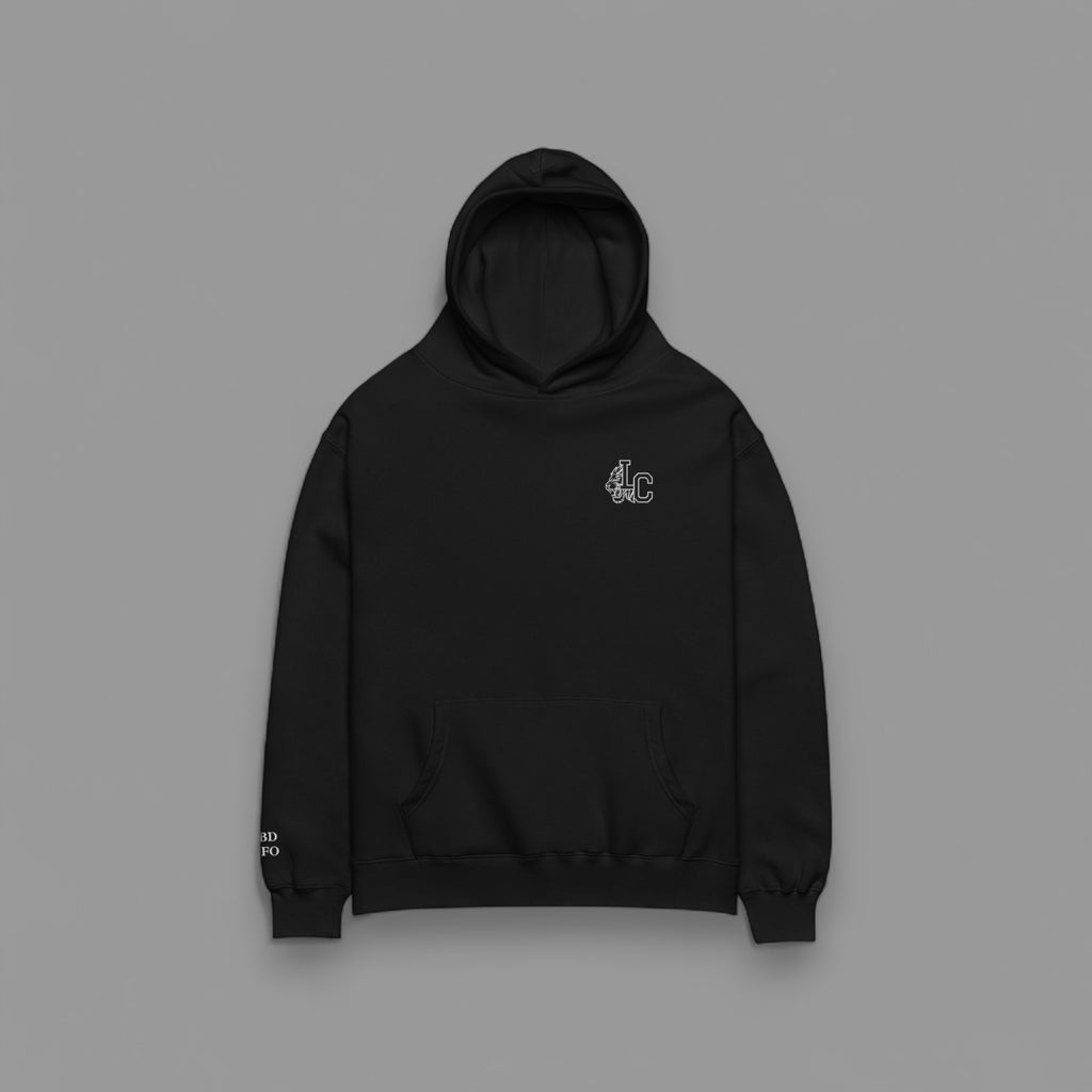 LIONS CLUB "ELITE" HOODIE IN BLACK