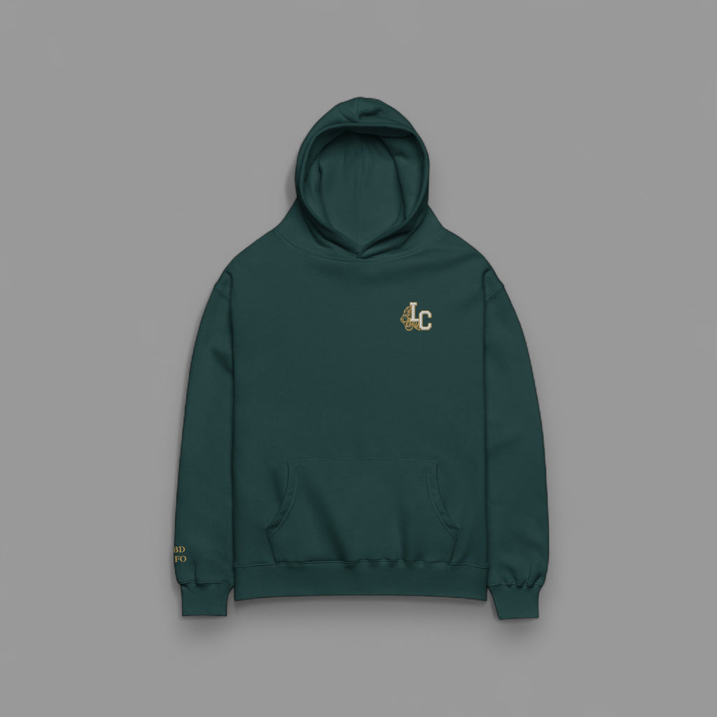 LIONS CLUB HOODIE IN FOREST