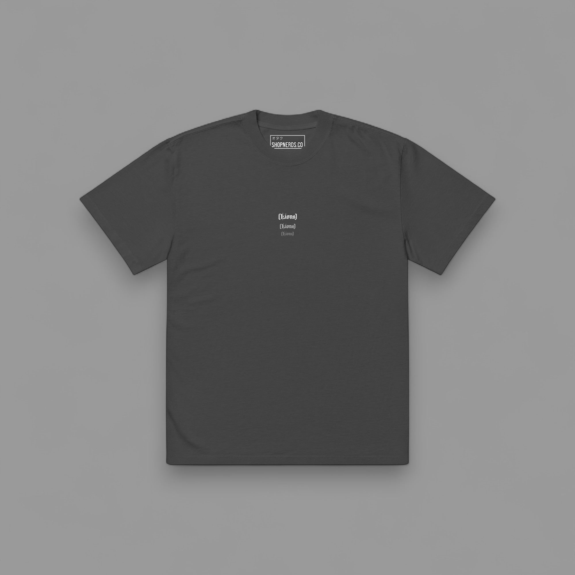 CHERRY BLOSSOM "PREMIUM" OVERSIZED BOX TEE IN FADED BLACK